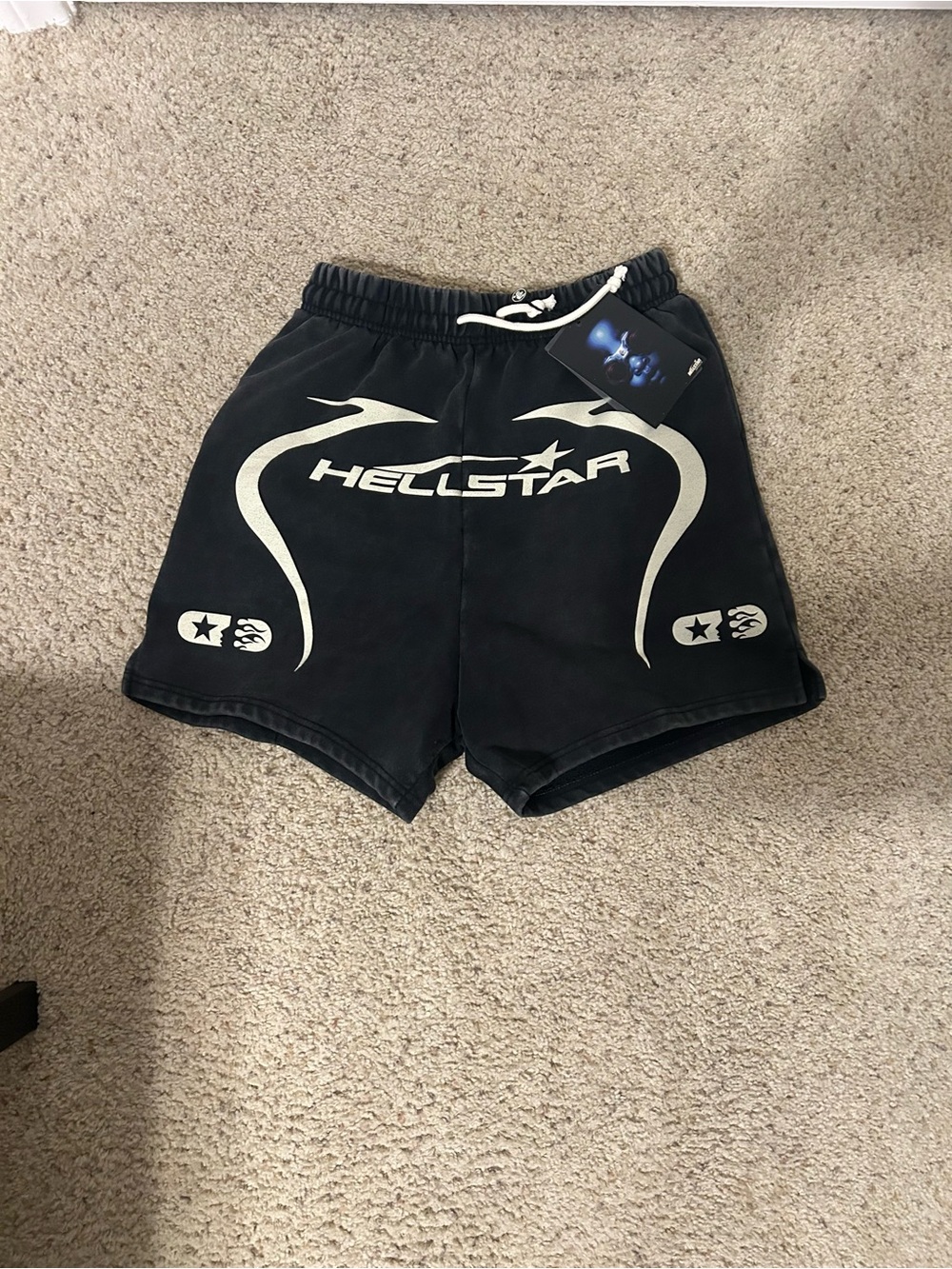 Hellstar Men’s Athletic Shorts in Black